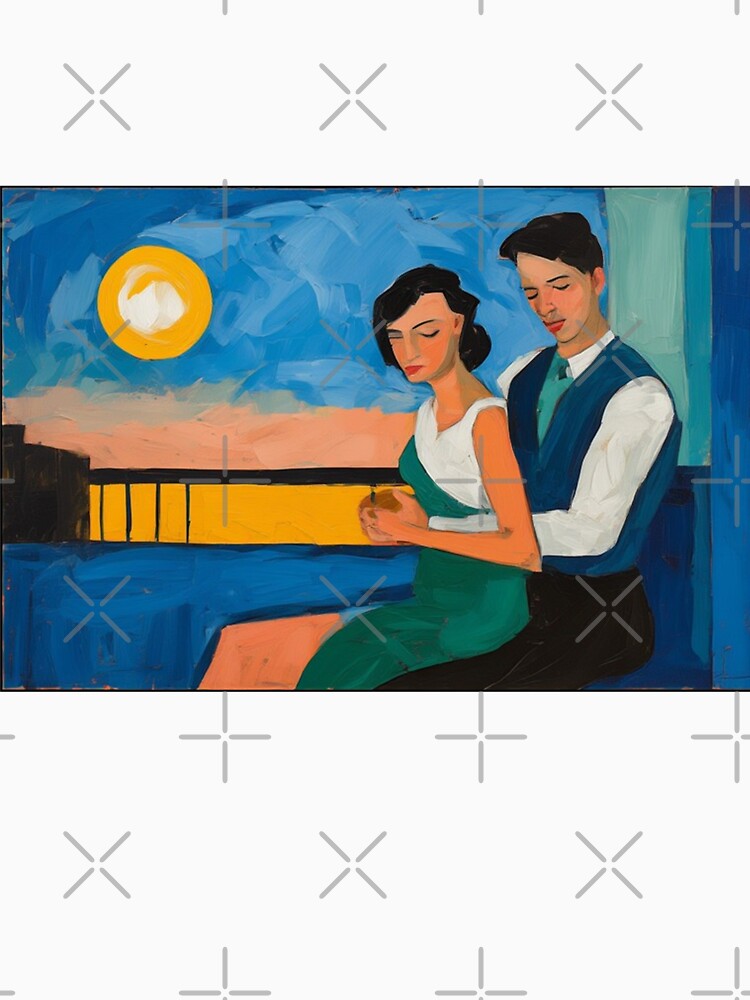 Balcony Sunset Embrace eighteen by Robynkie