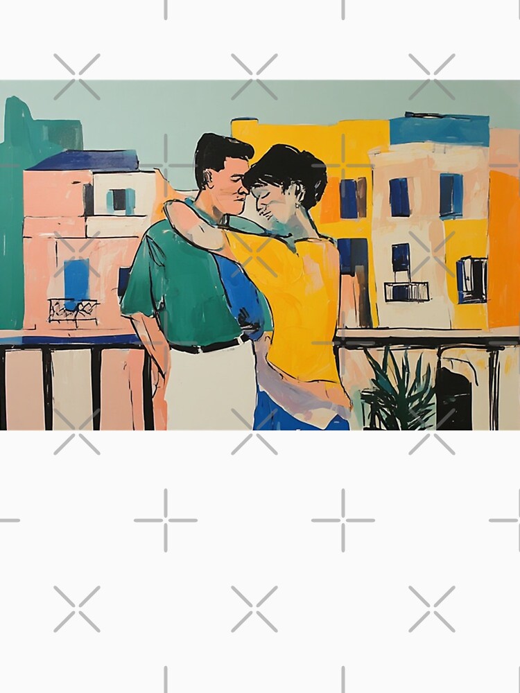 Balcony Sunset Embrace seventeen by Robynkie