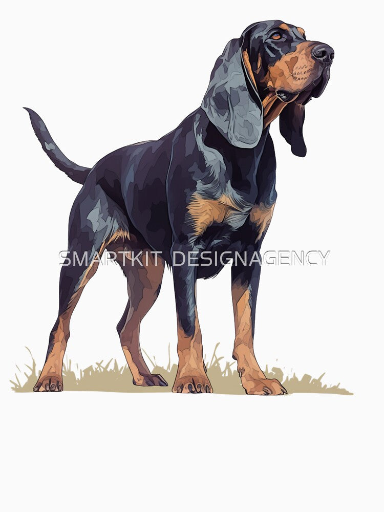 Black and Tan Coonhound by SMARTKIT  DESIGNAGENCY