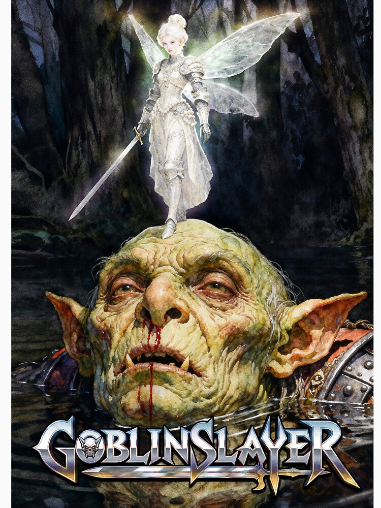Fairy warrior slaying a goblin by alvarlunafae