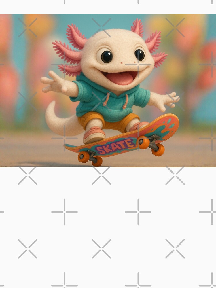 Skater Olm Salamander by Sillytoe