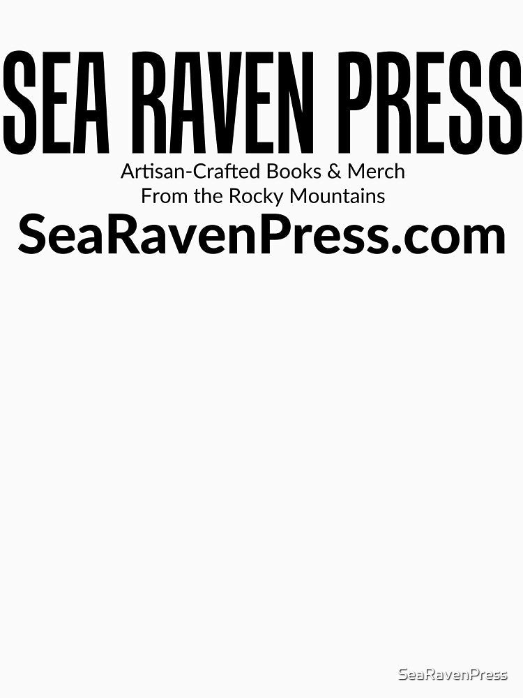 Sea Raven Press Slogan With Website Address by Sea Raven Press