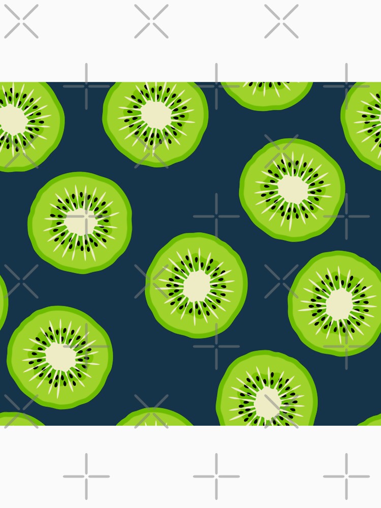 kiwi fruit - navy blue by littlearrow