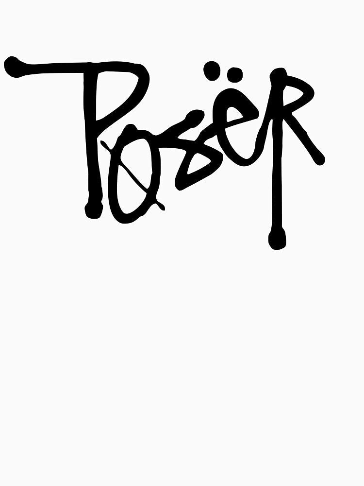 POSER – Anti-Hype Street Logo by Alien Food Studio