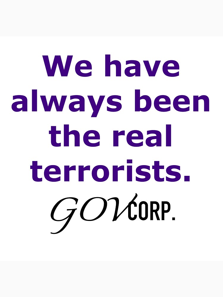 The real terrorists by Zendragon-Store