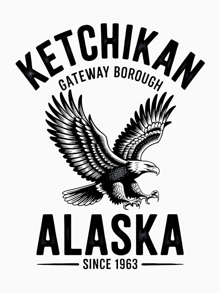 KETCHIKAN GATEWAY BOROUGH, ALASKA. EAGLE WILDLIFE BIRD by FaithAbbott