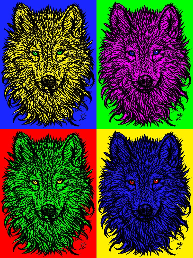 FOUR TIMES WOLF by lautir