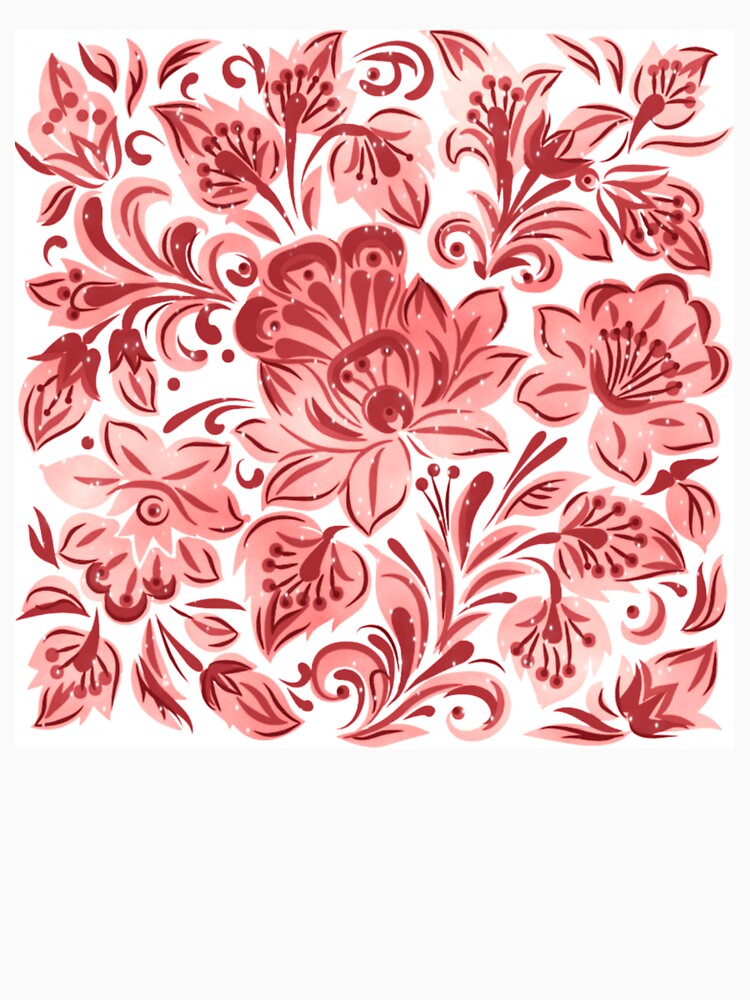 Simple Floral Print Pattern Design by Zareen Sayyed