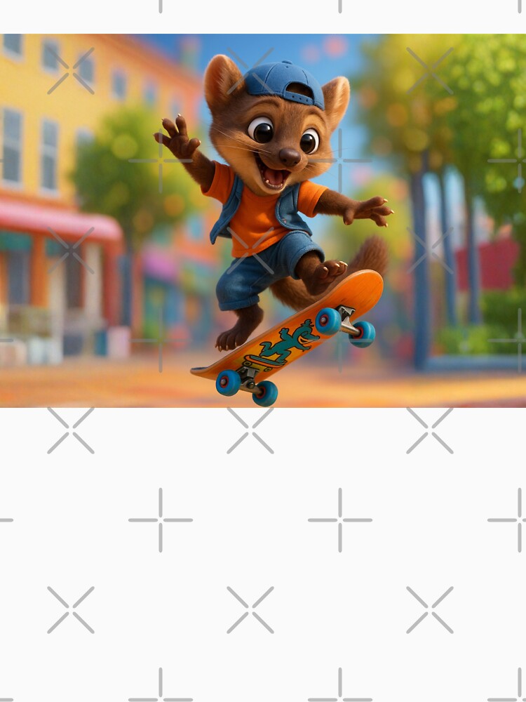 Skater Pine Marten by Sillytoe