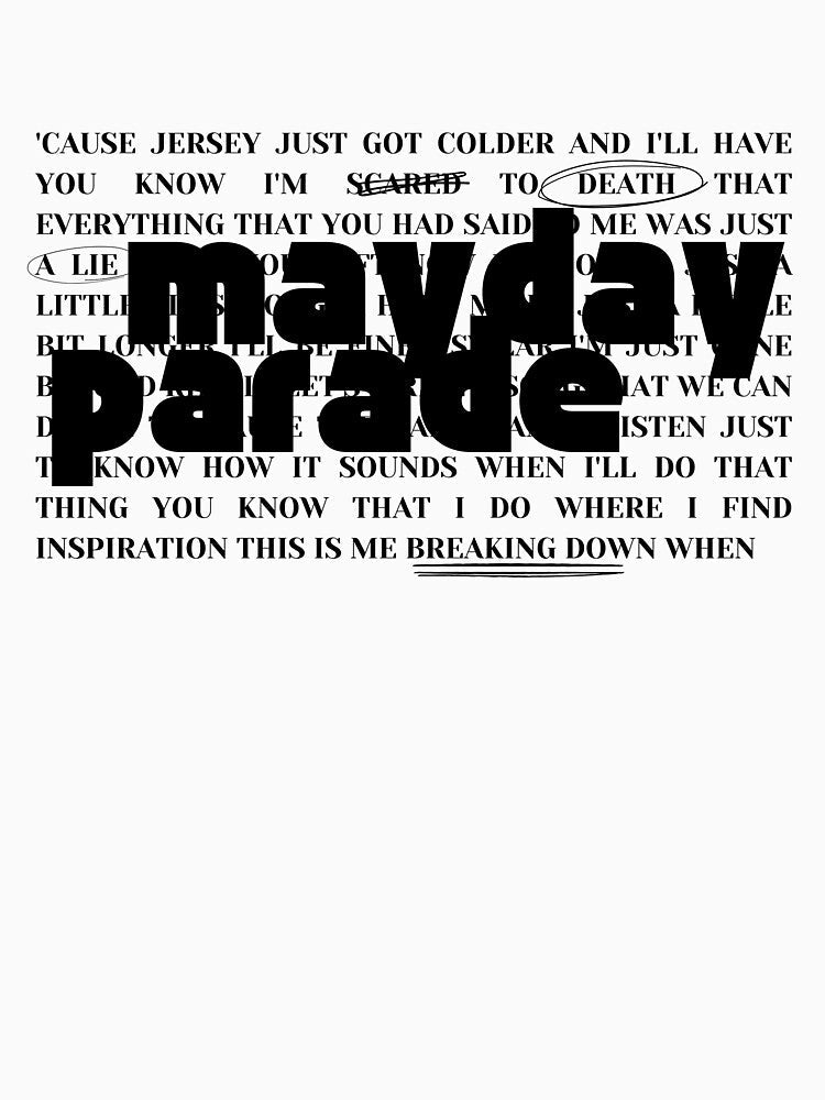 Mayday Parade - Jersey by qkisakiyoko
