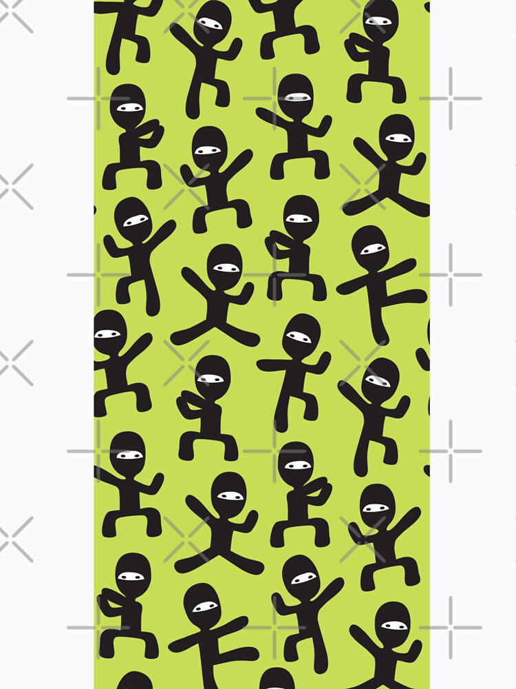 ninjas - lime by littlearrow