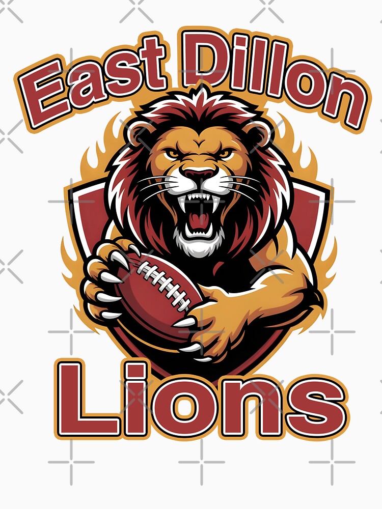 East Dillon Lions Team Design – A Powerful Sports Logo by Liva Art