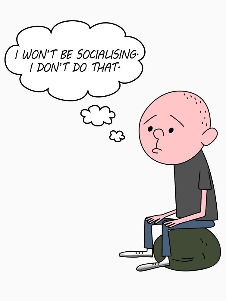 Karl Pilkington - I Won't Be Socialising, I Don't Do That by RafikCreations