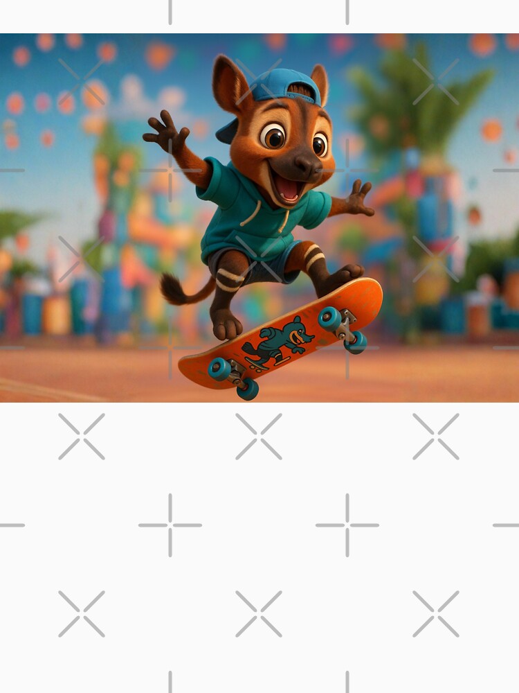 Skater Okapi by Sillytoe