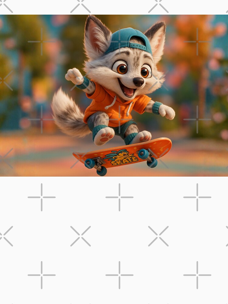 Skater Marble Fox by Sillytoe