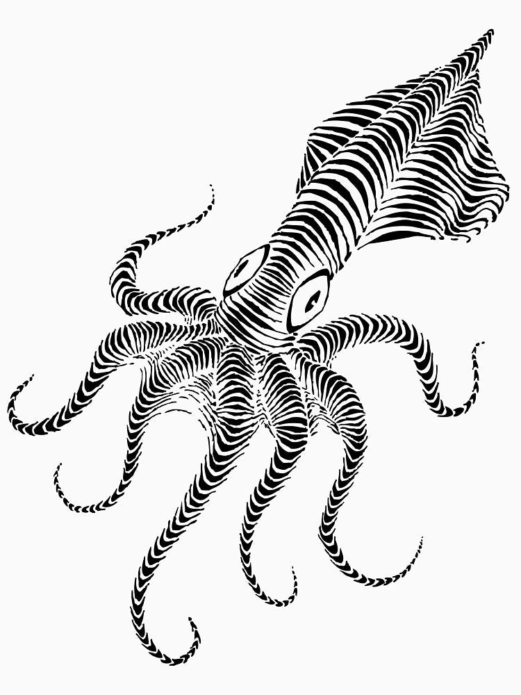 Squid - Ink by Justin Overholt