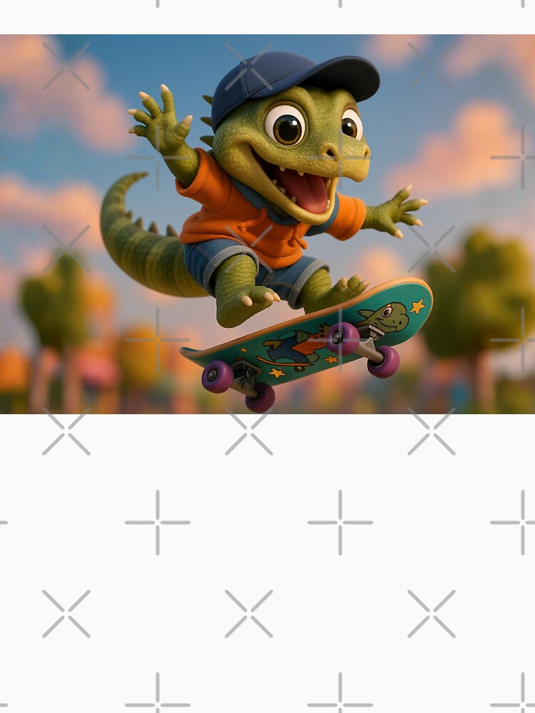 Skater Megalania by Sillytoe