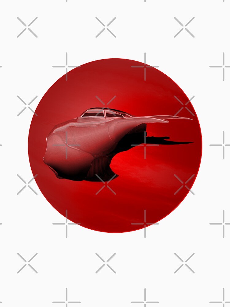 SCIFI CAR 50S FLYING by A-T-H