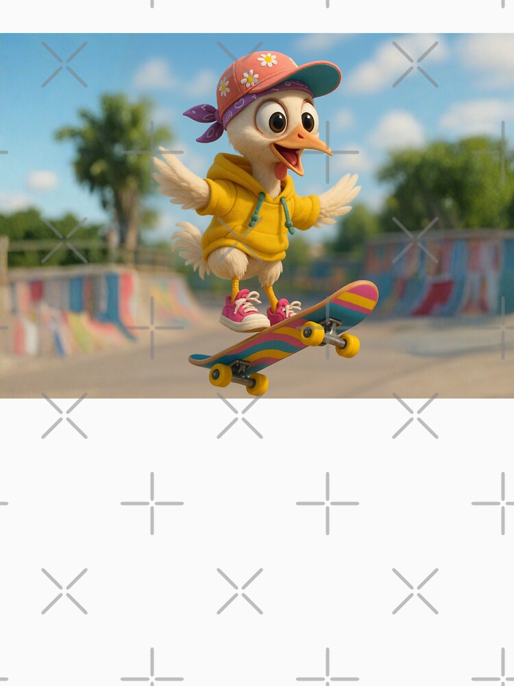 Skater Modern Game Chicken by Sillytoe