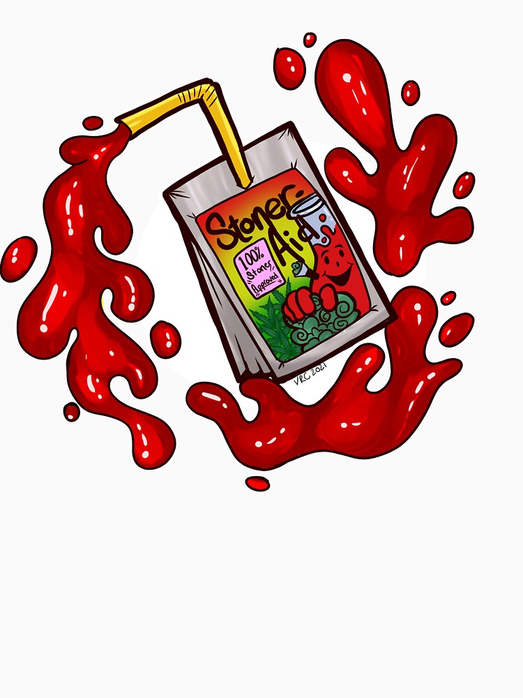 Red Stoner Aid Shirt by TheeRukari