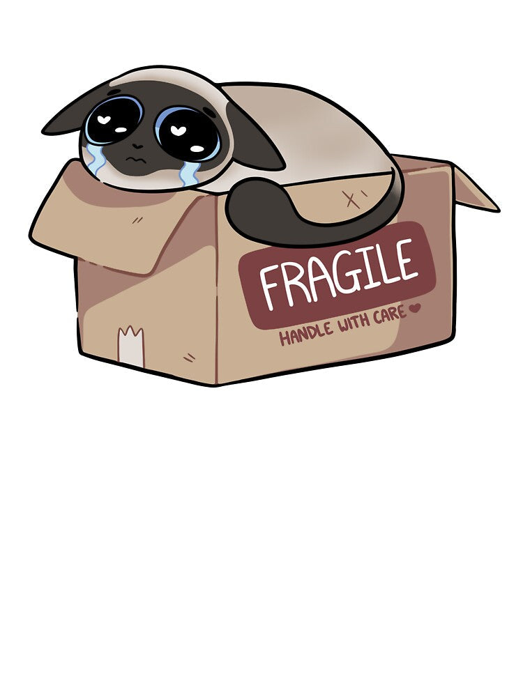 Fragile Handle with Care! (siamese cat) by sarakayy