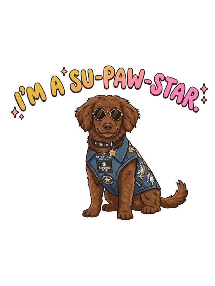 Su-paw-star Dog by Digital Mom