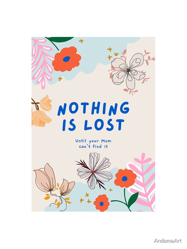 Nothing is lost by AndamaArt