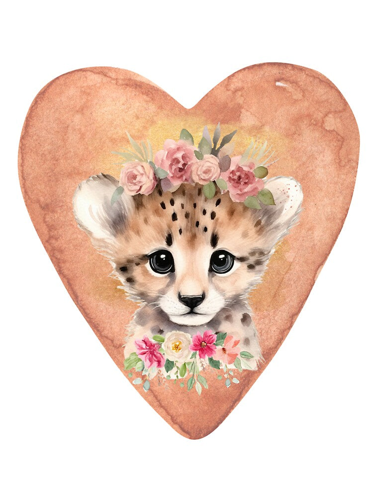 Sweet Cheetah: Adorable and Playful Design by GusiaTreasures