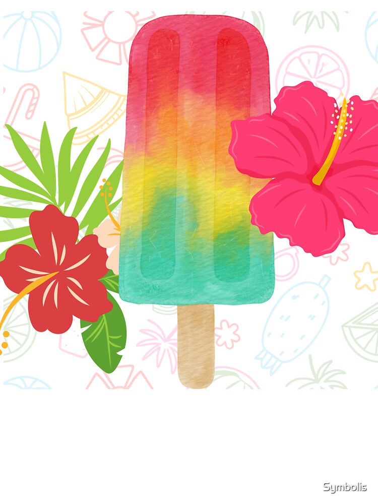 Summer Vibes Retro Typography Pattern by Symbolis
