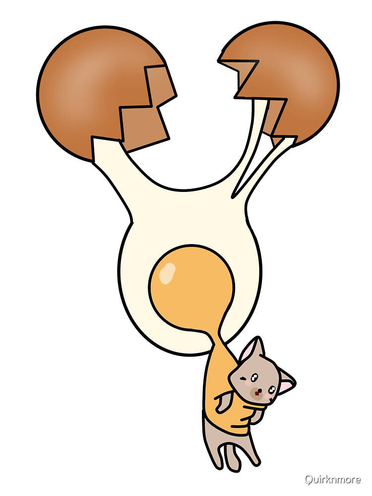 kawaii falling cat by Quirknmore