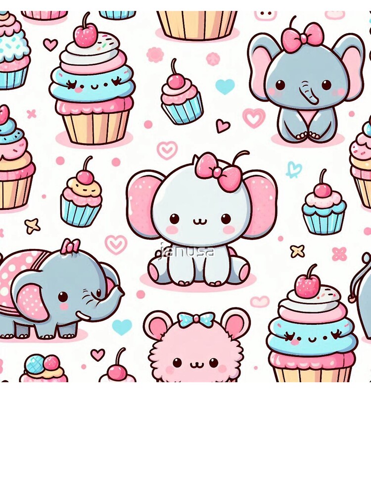 Pastel Kawaii Vibes – Cute Animal Design by janusa