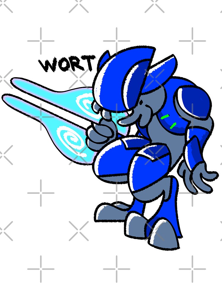 Elite Blue w/ Sword by LowResDesigns