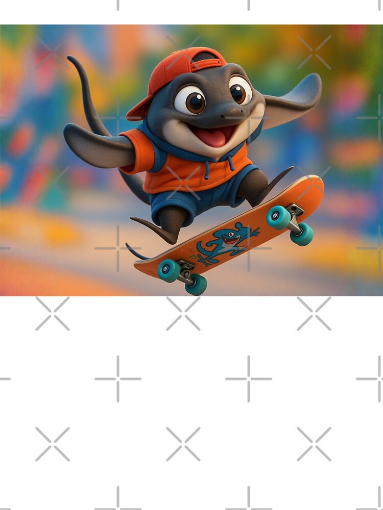 Skater Manta Ray by Sillytoe