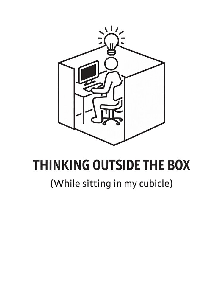Outside the box, inside the cubicle by GenArtWear