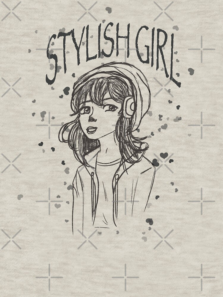 Stylish girl by Xatutik.art