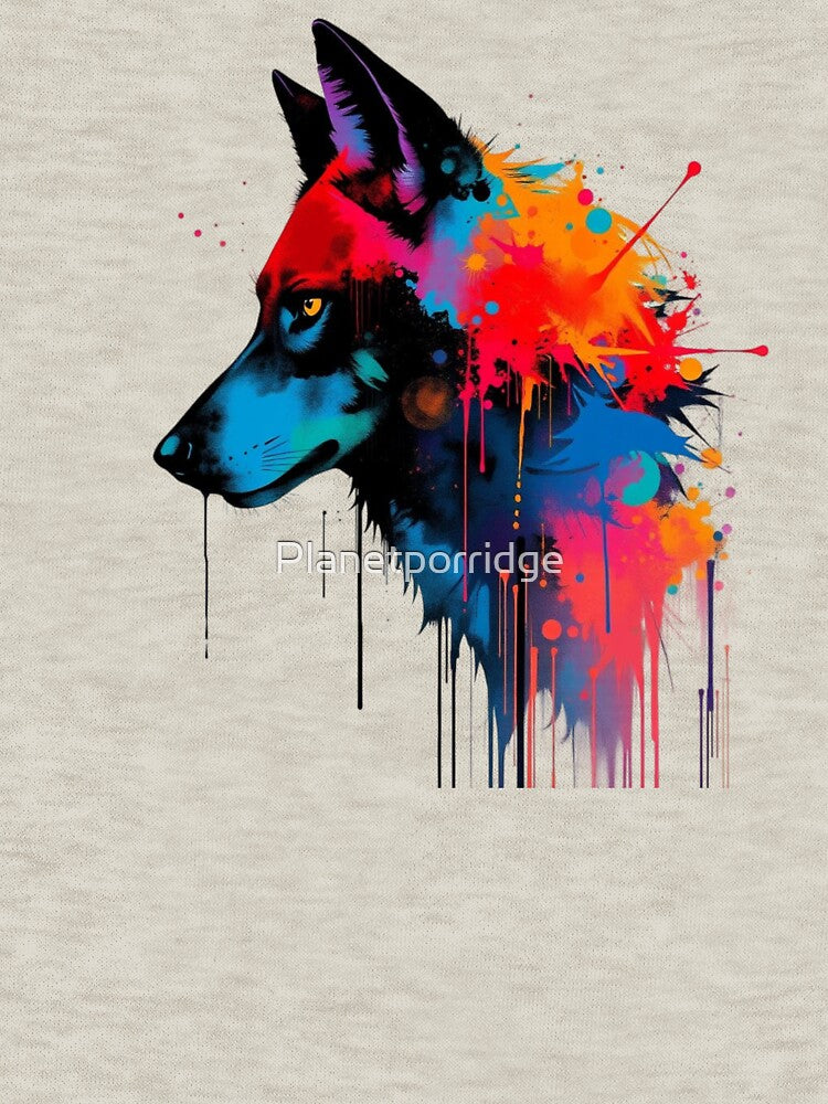 Painted Wolf by Planetporridge