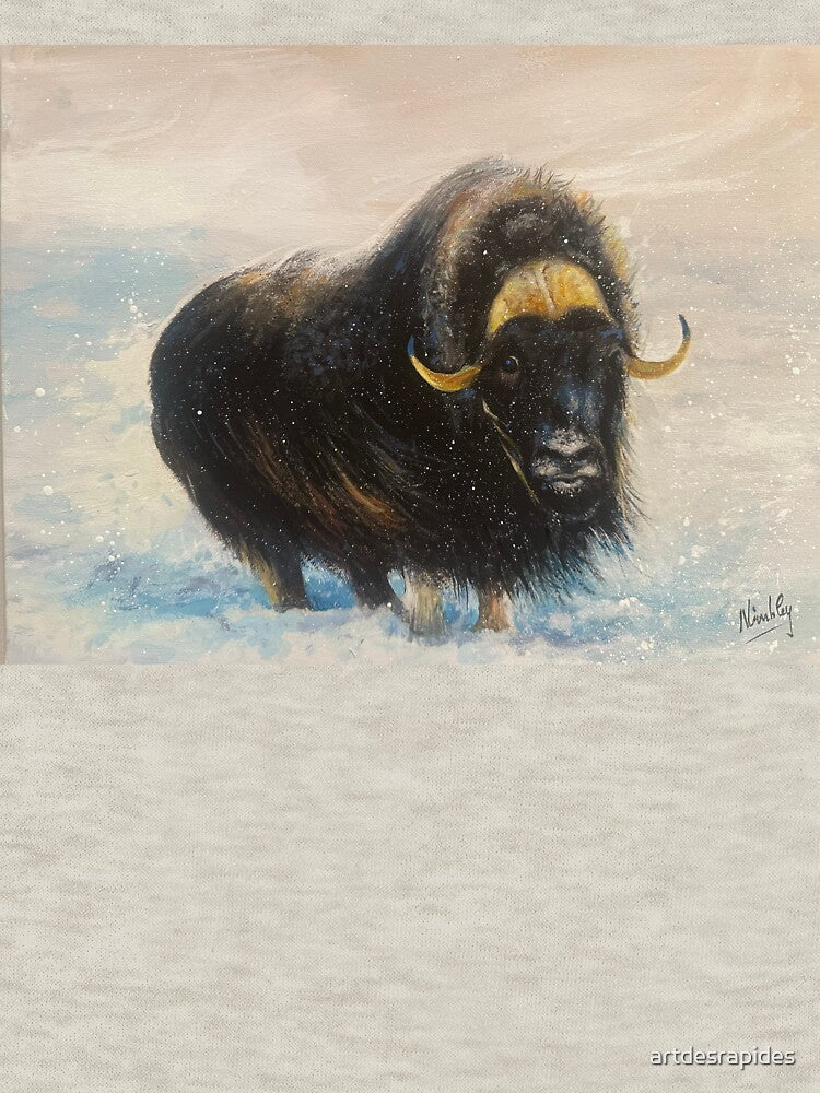 Musk Ox on the Tundra by Artdesrapides