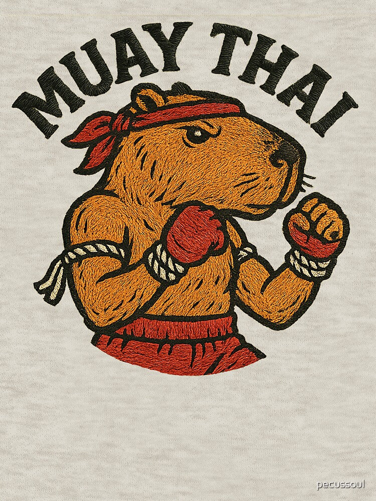 Capybara Muay Thai by pecussoul