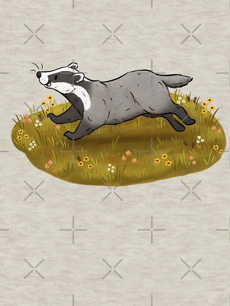 Joyful Badger by sillybadger