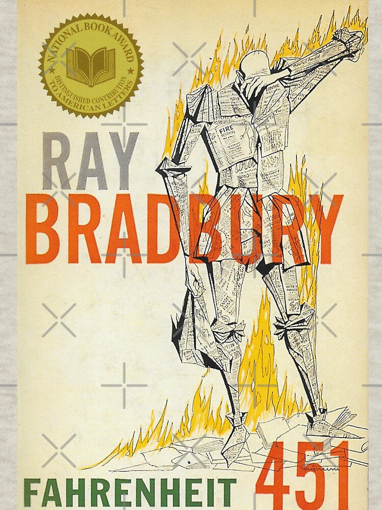 Fahrenheit 451 Ray Bradbury by smilinskulldsgn