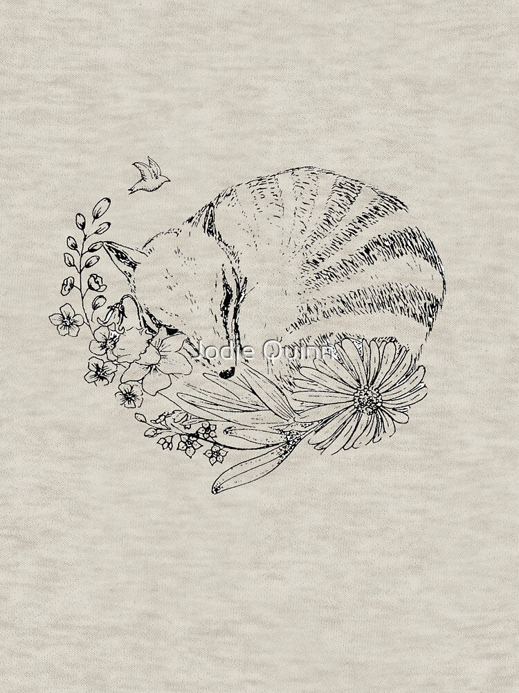 Sleeping Floral Numbat by Jodie Quinn