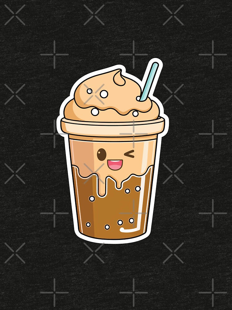 Kawaii Aesthetic Coffee Art by Zanoozi Art Prints