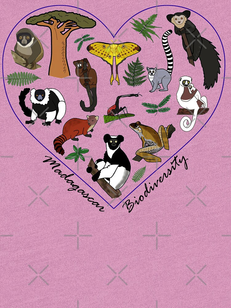 Madagascar Biodiversity Heart by Caitlyn M Cooper