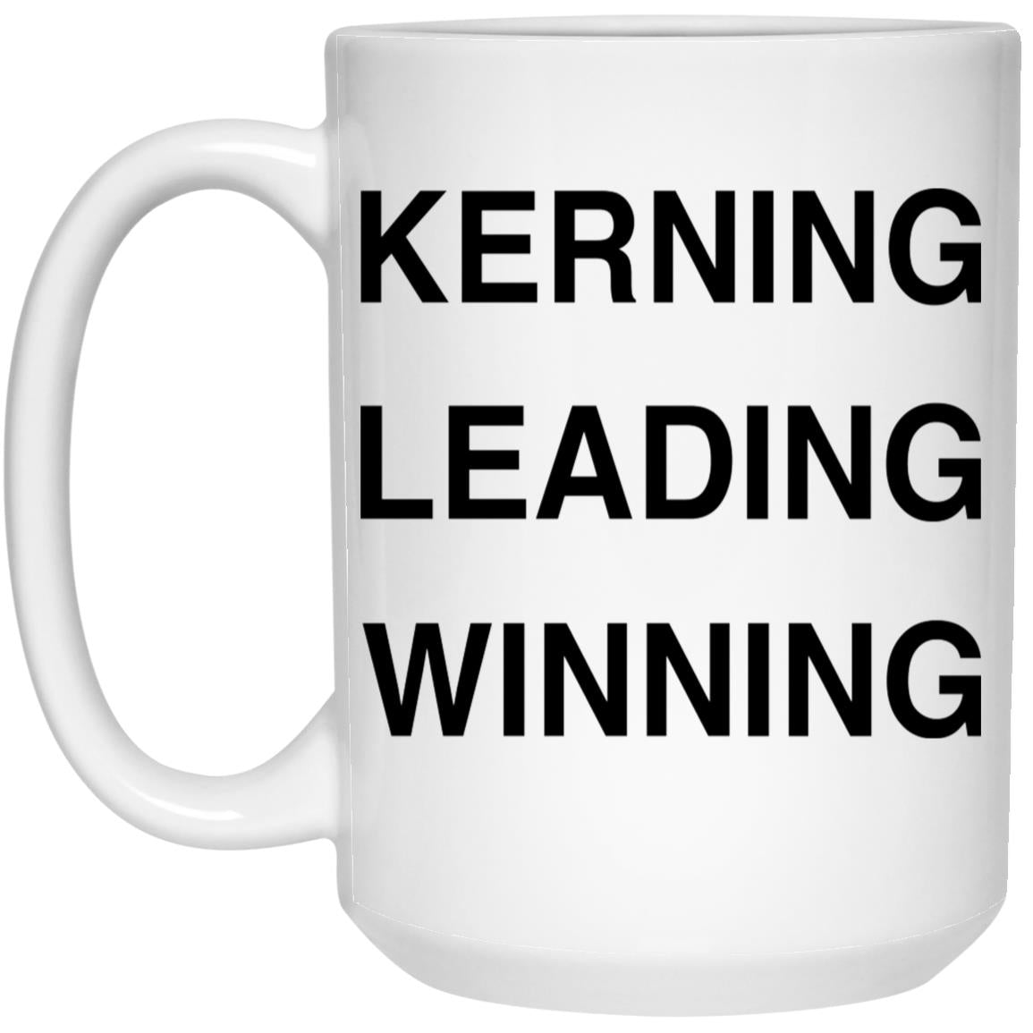Kerning Leading Winning Mug