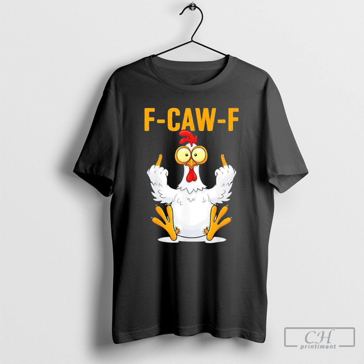Rooster F Caw F Middle Finger Shirt Sweater