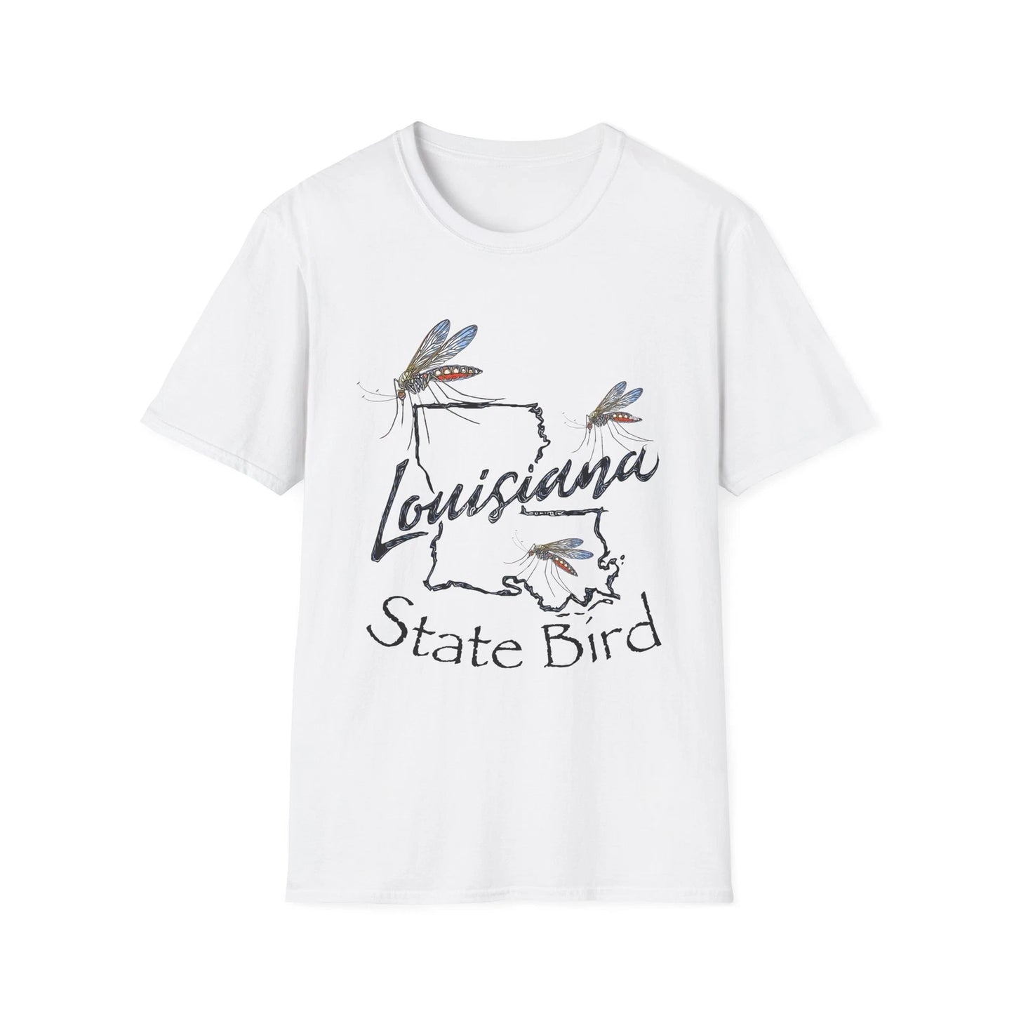 Louisiana State Bird "The Mosquito" Unisex Softstyle T-Shirt