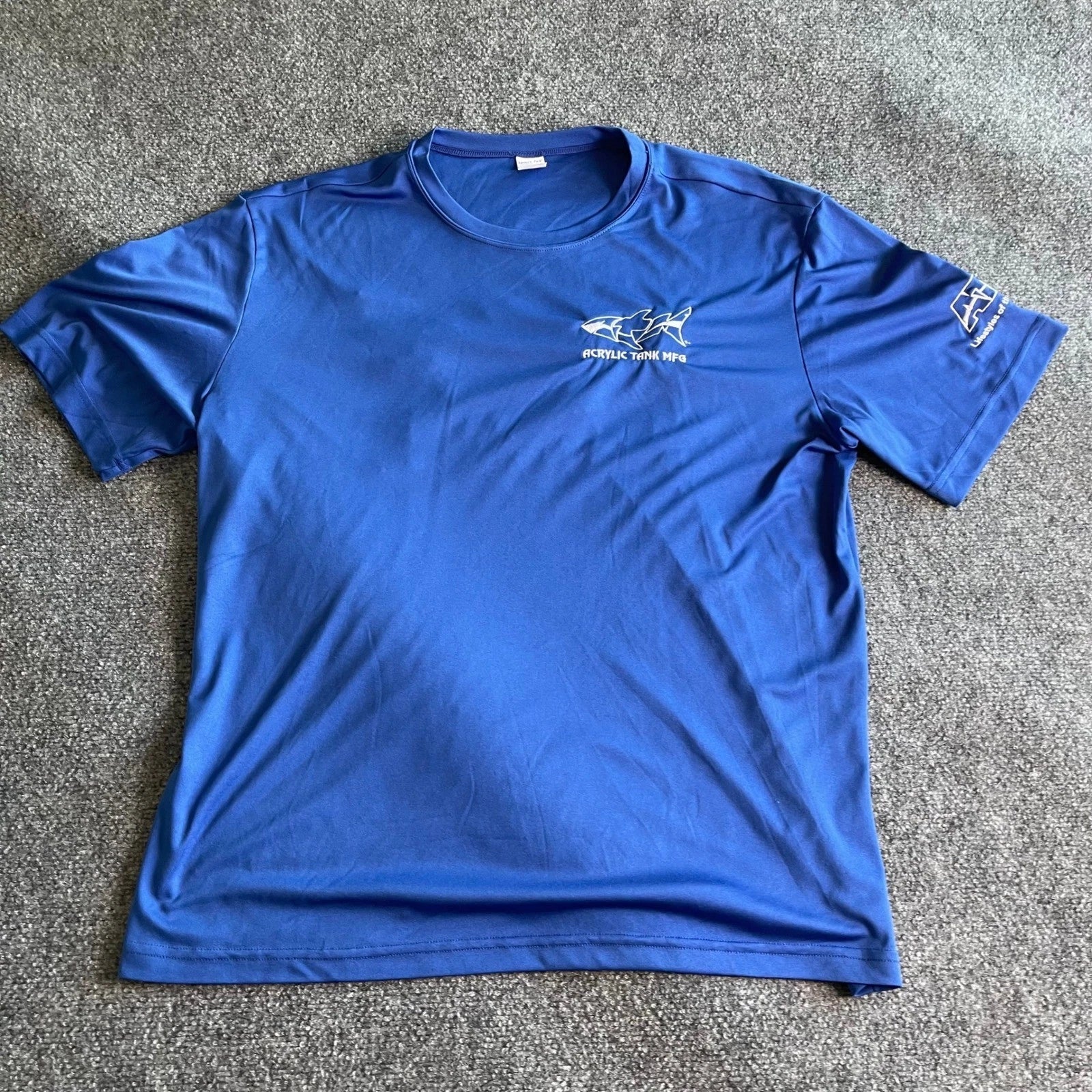 Sport-Tek Acrylic Tank MFG Tanked TV Show Blue Performance Shirt Mens Large ATM