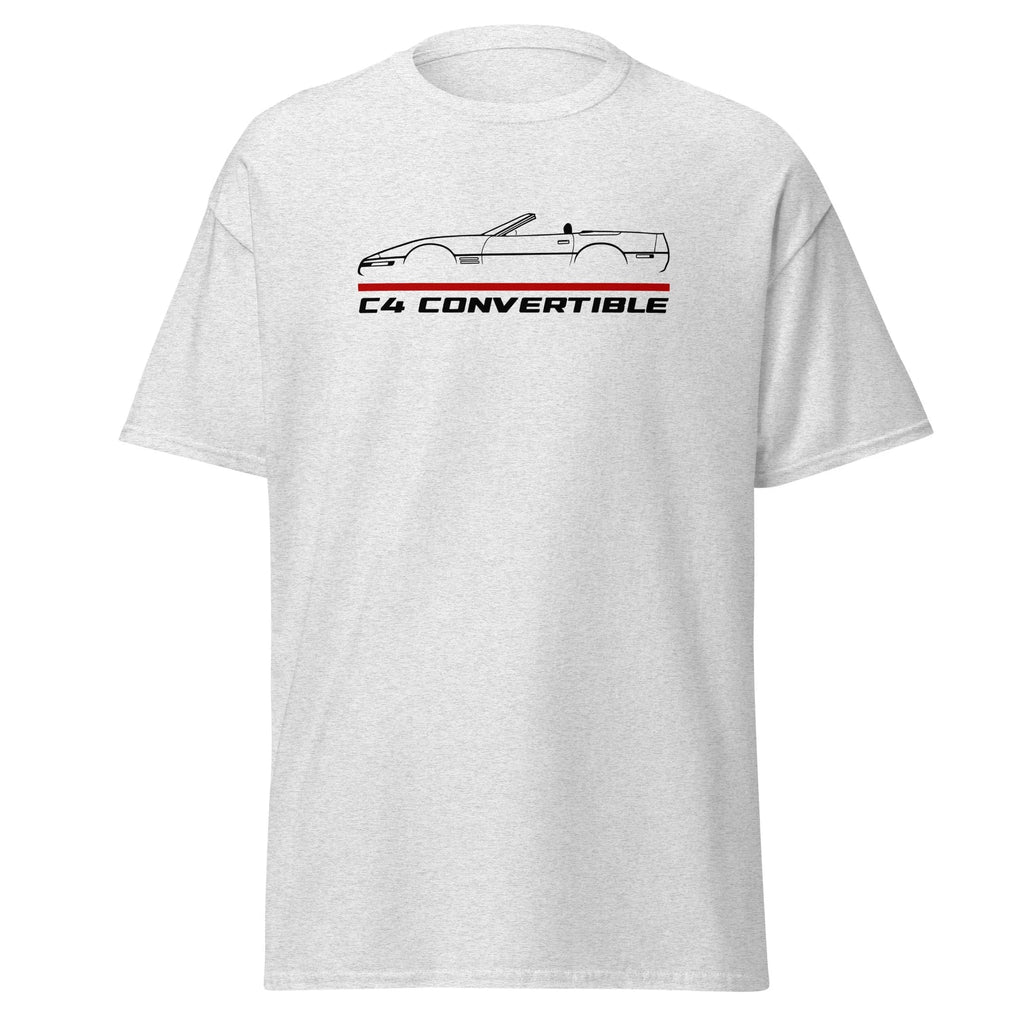 Premium T-Shirt For Chevrolet Corvette C4 Convertible Car Fans Birthday Gift Tee