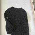 Arizona Gray Long Sleeve Crew Neck Solid Cotton Knit T-Shirt Men’s S
