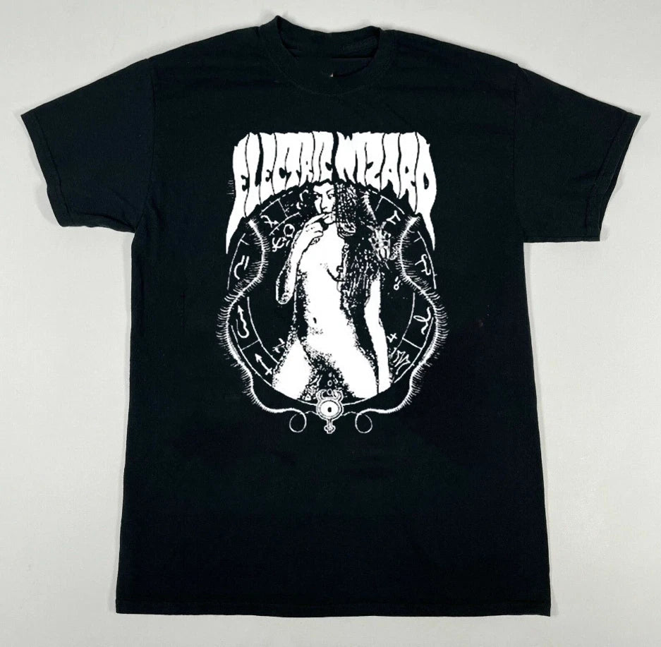 Electric Wizard T-Shirt Short Sleeve Cotton Black Men Size S to 5XL